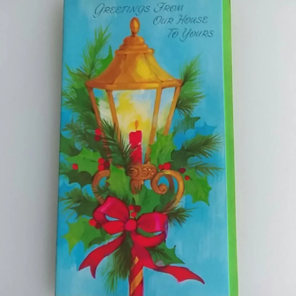 Assortment of five Vintage Greeting Cards.